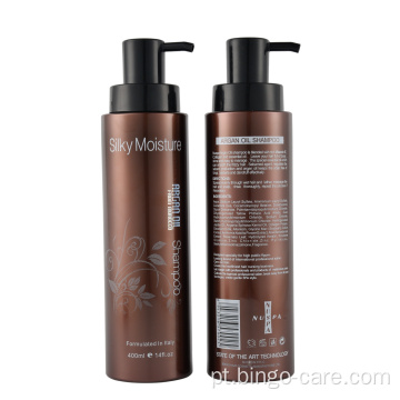 Shampoo hidratante sedoso de óleo de argão